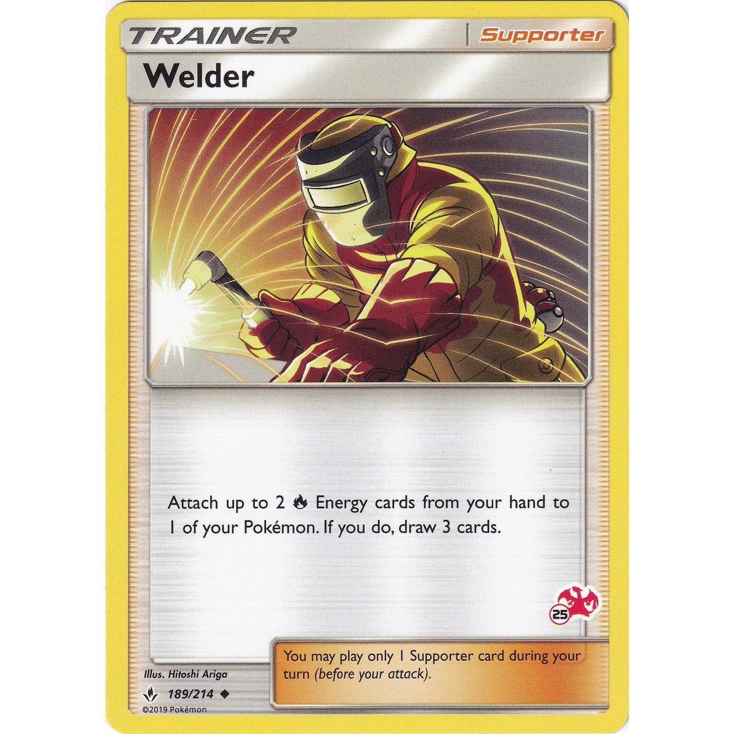 Image for Welder - 189/214 (#25 Charizard Stamped) (189/214) (BTA) - Pokemon