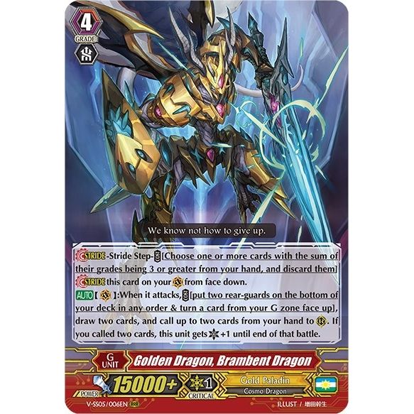 Image for Golden Dragon, Brambent Dragon (V-SS05/006EN) (V-SS05) - Cardfight Vanguard