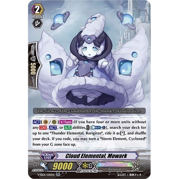 Image for Cloud Elemental, Mowark (V-SS05/051EN) (V-SS05) - Cardfight Vanguard