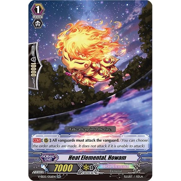 Image for Heat Elemental, Howam (V-SS05/056EN) (V-SS05) - Cardfight Vanguard