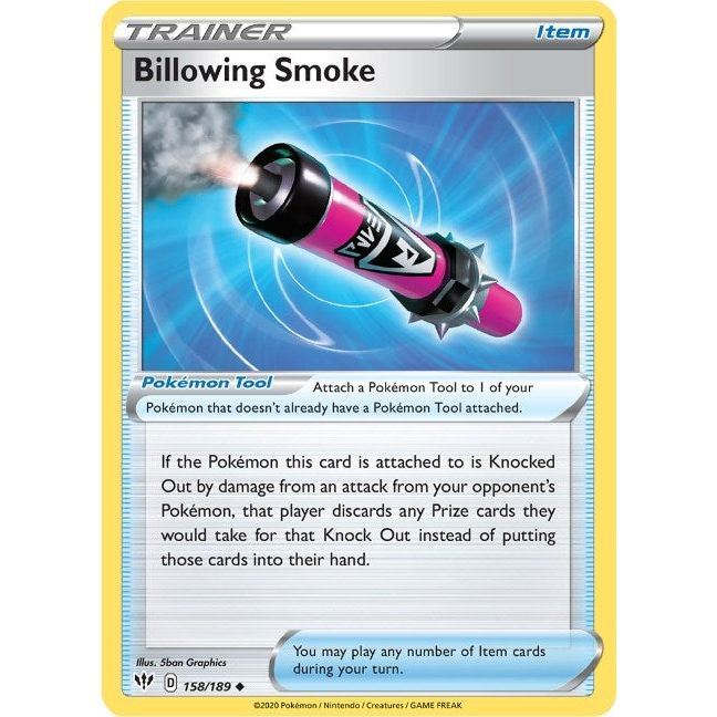 Image for Billowing Smoke (158/189) (SWSH03) - Pokemon