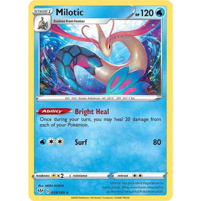 Image for Milotic (039/189) (SWSH03) - Pokemon