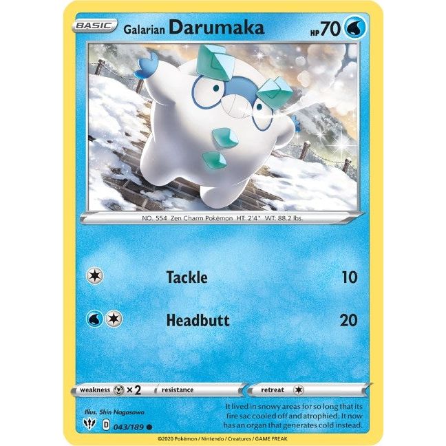 Image for Galarian Darumaka (043/189) (SWSH03) - Pokemon