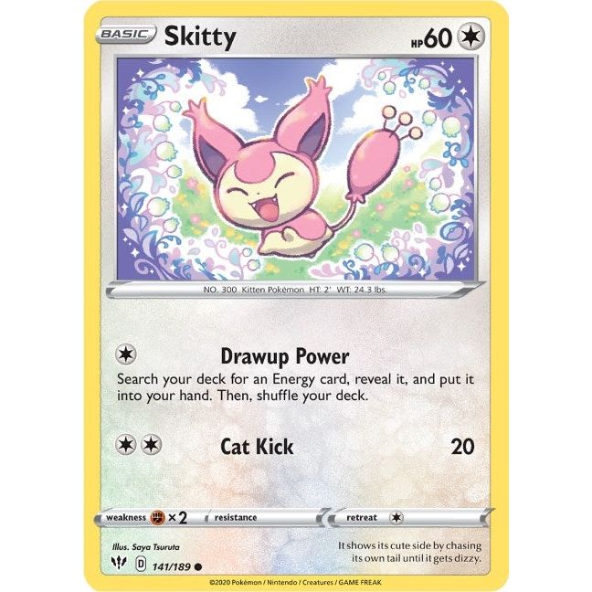 Image for Skitty (141/189) (SWSH03) - Pokemon