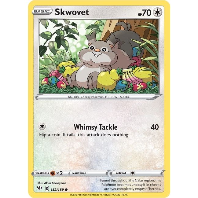 Image for Skwovet (152/189) (SWSH03) - Pokemon