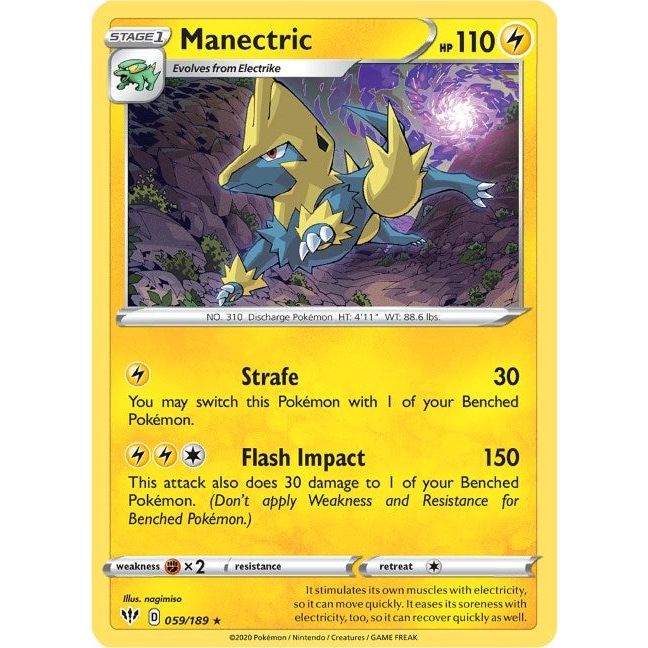 Image for Manectric (059/189) (SWSH03) - Pokemon