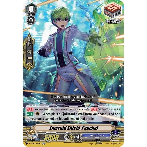 Image for Emerald Shield, Paschal (V-SS03/021EN) (V-SS03) - Cardfight Vanguard