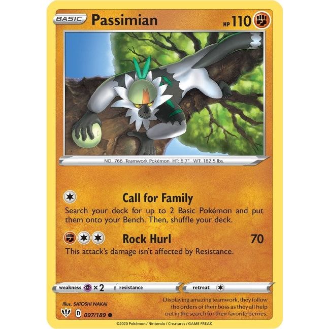 Image for Passimian (097/189) (SWSH03) - Pokemon