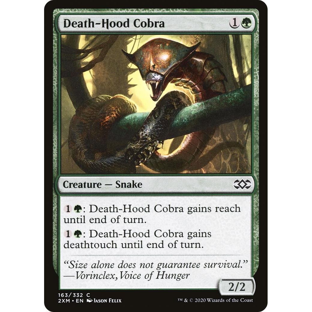 Image for Death-Hood Cobra (163) (2XM) - Magic: The Gathering
