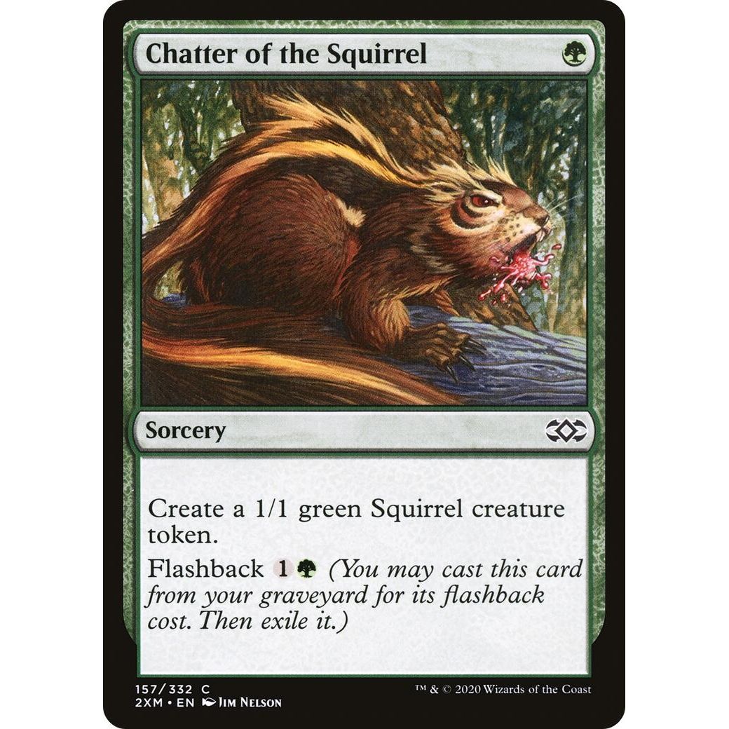 Image for Chatter of the Squirrel (157) (2XM) - Magic: The Gathering