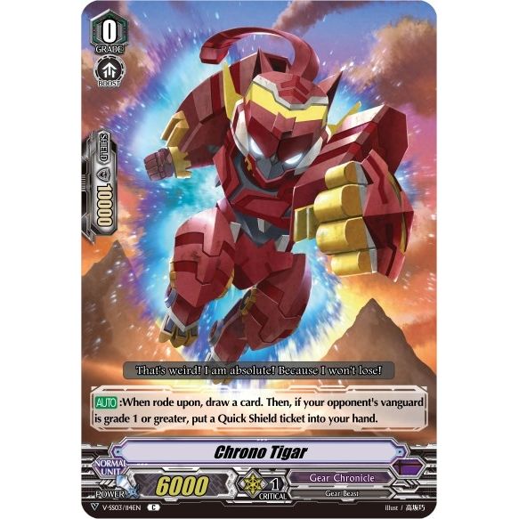 Image for Chrono Tigar (V-SS03/114EN) (V-SS03) - Cardfight Vanguard