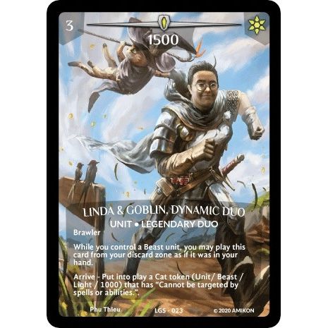 Image for Linda & Goblin, Dynamic Duo (Full Art) (LGS-023) (PR) - Argent Saga TCG
