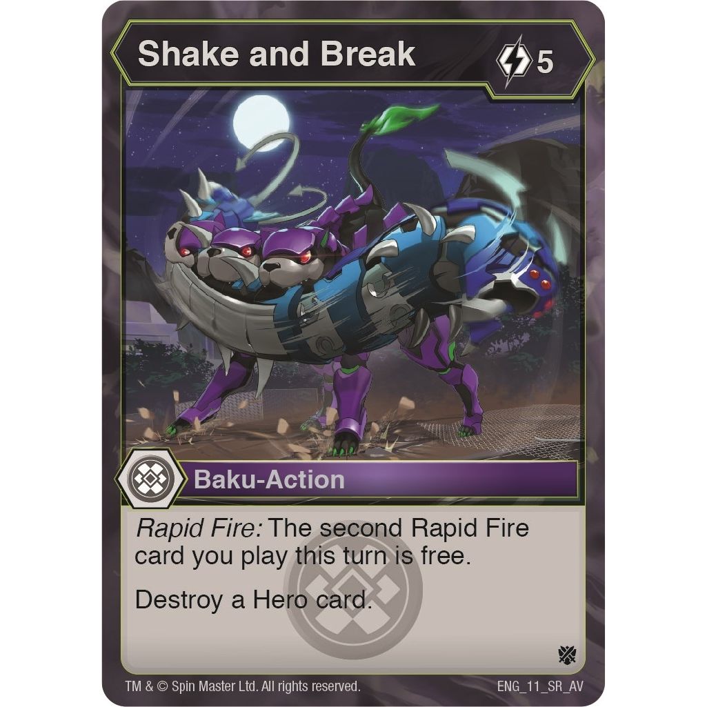 Image for Shake and Break (11) (AV) - Bakugan TCG