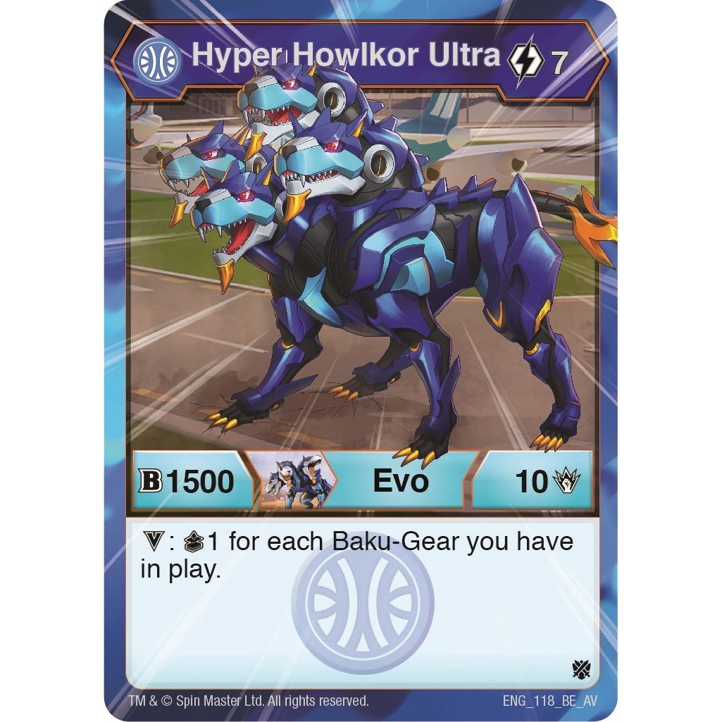 Image for Hyper Howlkor Ultra (118) (AV) - Bakugan TCG