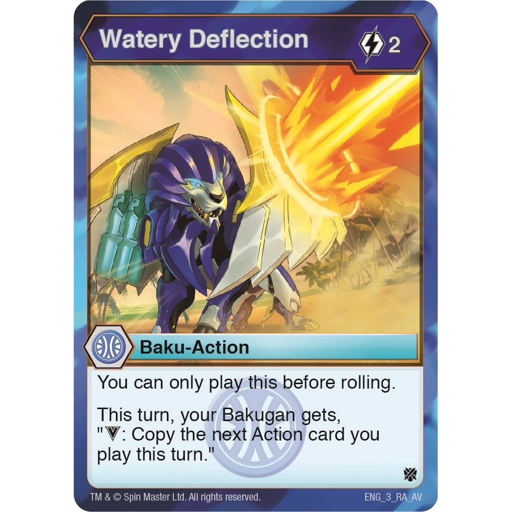 Image for Watery Deflection (3) (AV) - Bakugan TCG
