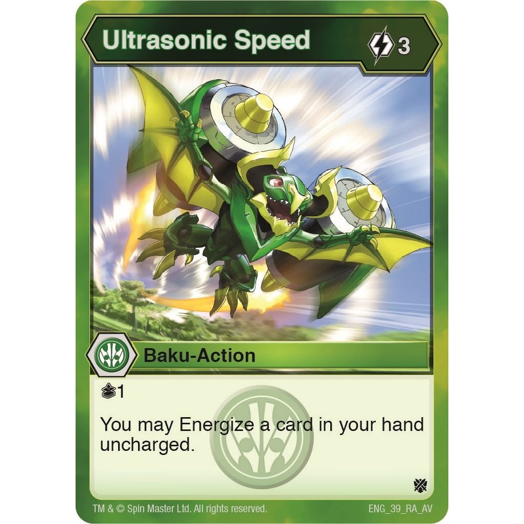 Image for Ultra Sonic Speed (39) (AV) - Bakugan TCG