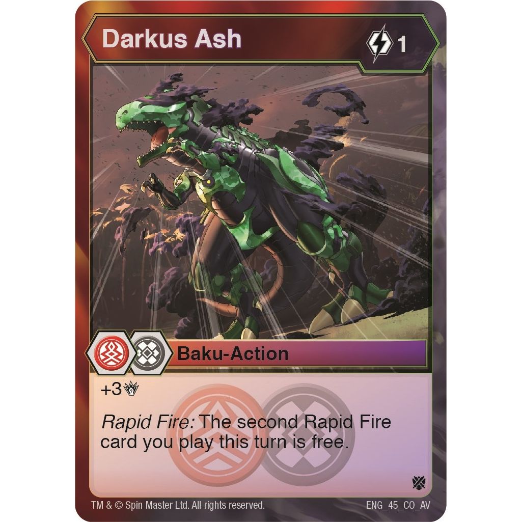 Image for Darkus Ash (45) (AV) - Bakugan TCG