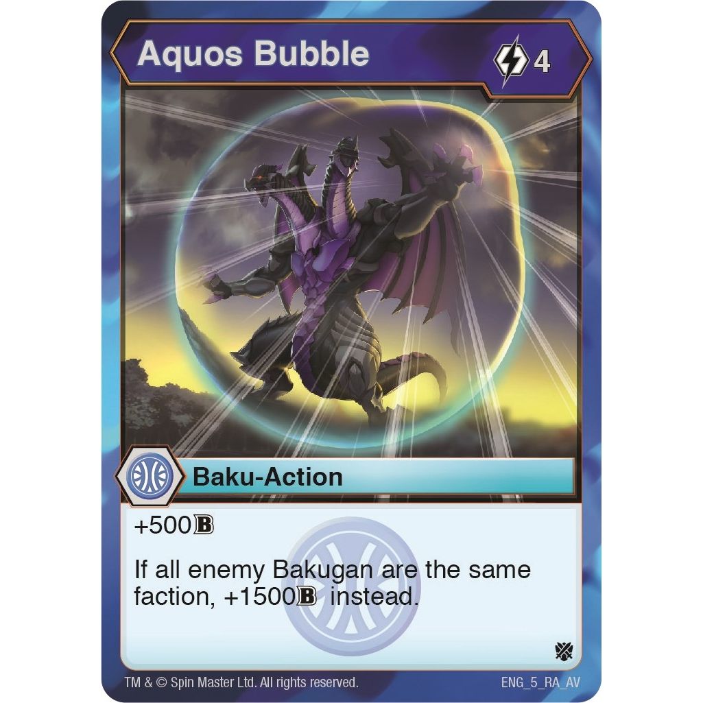 Image for Aquos Bubble (5) (AV) - Bakugan TCG