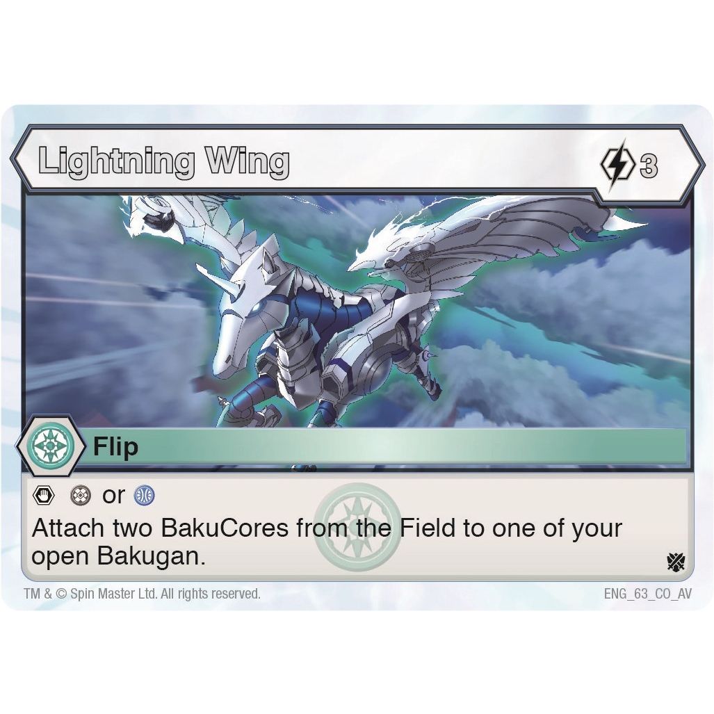 Image for Lightning Wing (63) (AV) - Bakugan TCG