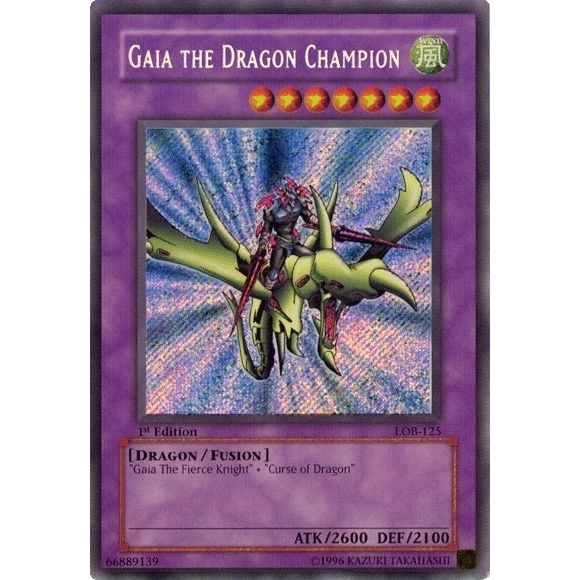 Image for Gaia the Dragon Champion (LOB-125) (LOB) - YuGiOh