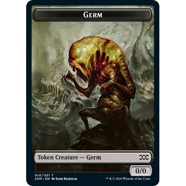 Image for Germ // Human Soldier Double-Sided Token (10 // 5) (2XM) - Magic: The Gathering