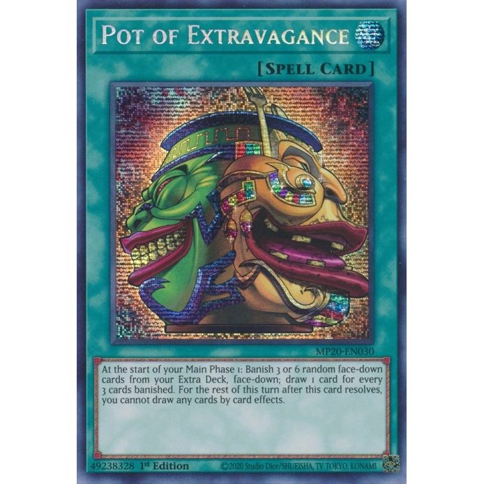 Image for Pot of Extravagance (MP20-EN030) (MP20) - YuGiOh