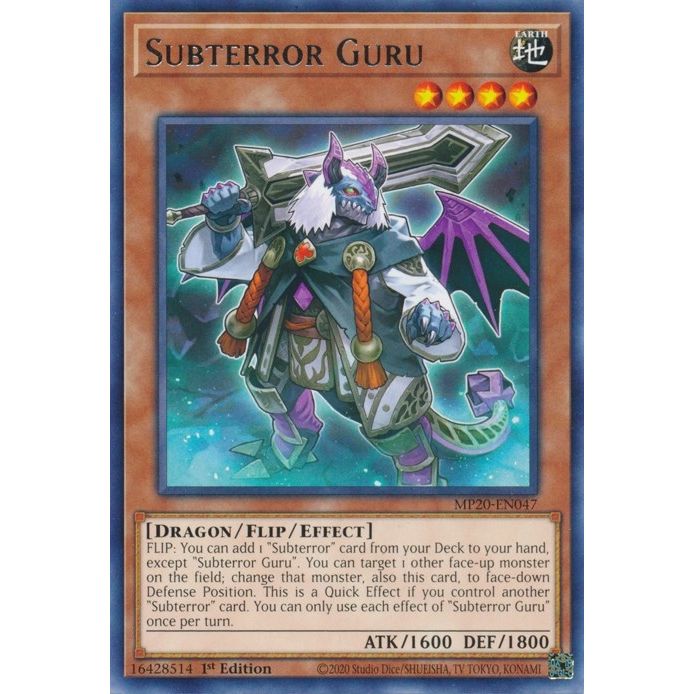 Image for Subterror Guru (MP20-EN047) (MP20) - YuGiOh