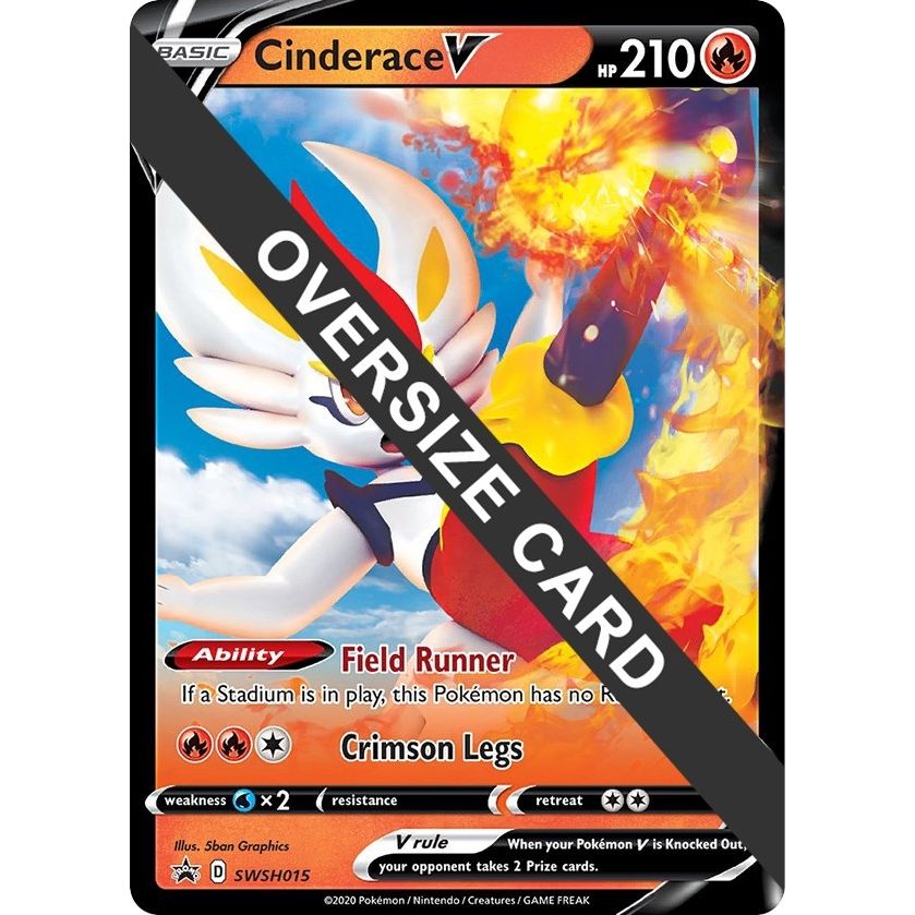 Image for Cinderace V - SWSH015 (SWSH015) (PR) - Pokemon