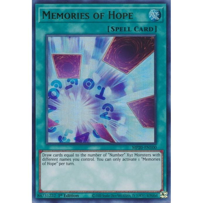 Image for Memories of Hope (MP20-EN100) (MP20) - YuGiOh