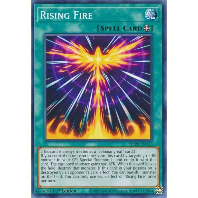 Image for Rising Fire (MP20-EN128) (MP20) - YuGiOh