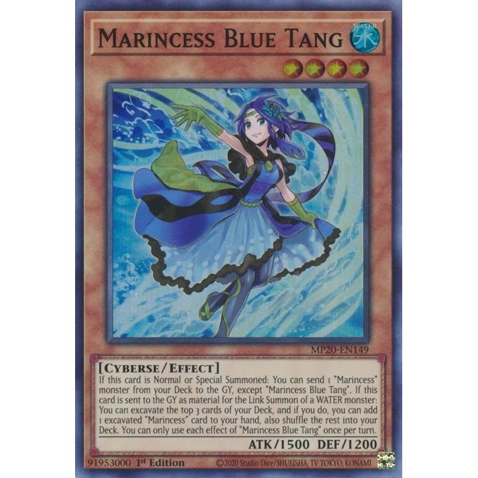 Image for Marincess Blue Tang (MP20-EN149) (MP20) - YuGiOh
