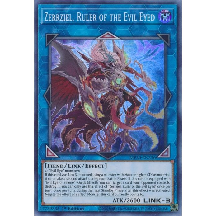 Image for Zerrziel, Ruler of the Evil Eyed (MP20-EN236) (MP20) - YuGiOh