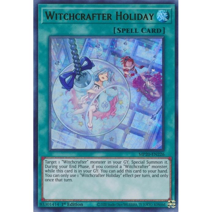 Image for Witchcrafter Holiday (MP20-EN226) (MP20) - YuGiOh