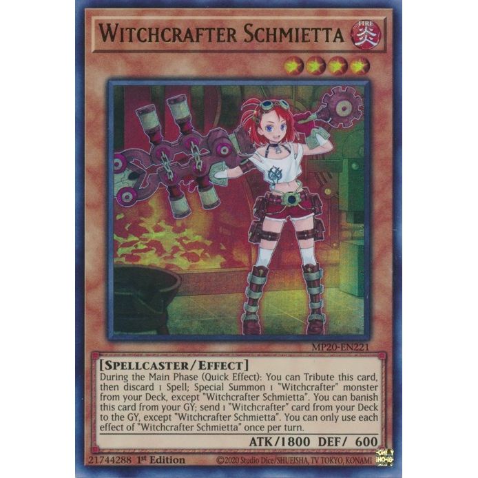 Image for Witchcrafter Schmietta (MP20-EN221) (MP20) - YuGiOh