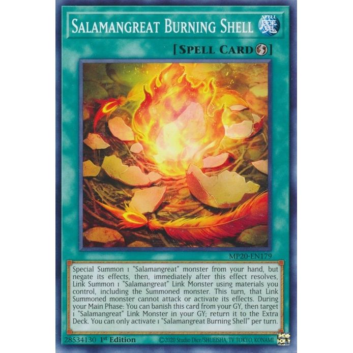Image for Salamangreat Burning Shell (MP20-EN179) (MP20) - YuGiOh