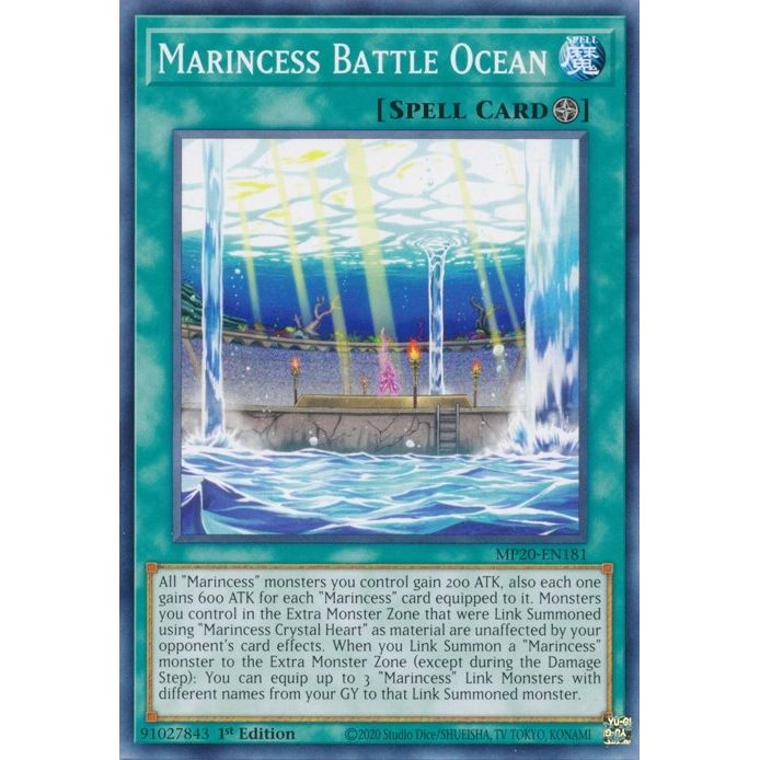 Image for Marincess Battle Ocean (MP20-EN181) (MP20) - YuGiOh