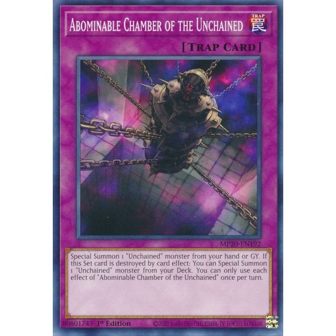 Image for Abominable Chamber of the Unchained (MP20-EN192) (MP20) - YuGiOh