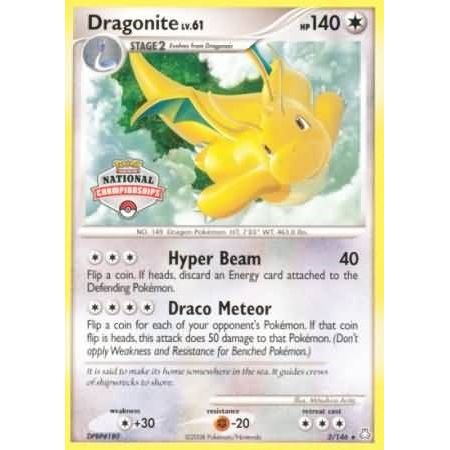 Image for Dragonite - 2/146 (National Championships) (002/146) (PR) - Pokemon