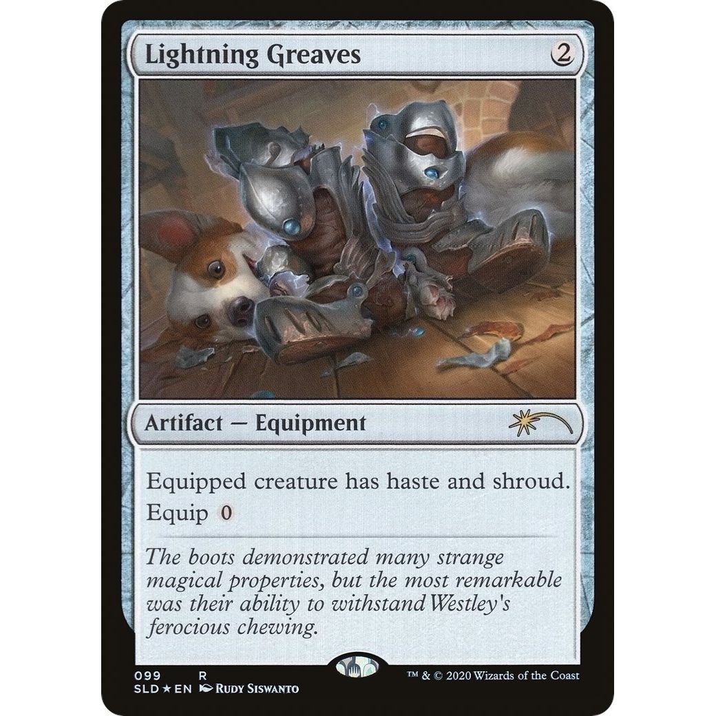 Image for Lightning Greaves (099) (99) (SLD) - Magic: The Gathering