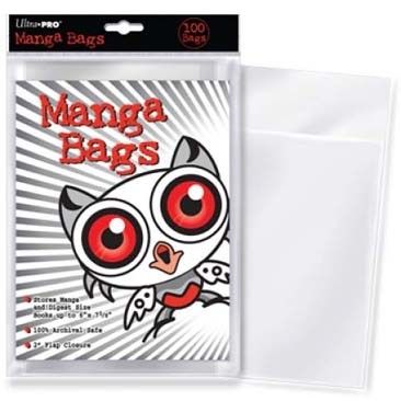 Image for Manga 6" X 7-5/8" Bags (100-Pack) - Collectible Storage