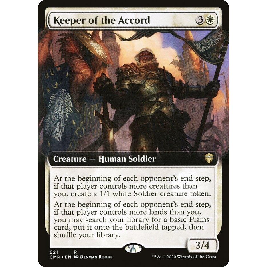 Image for Keeper of the Accord (Extended Art) (621) (CMR) - Magic: The Gathering