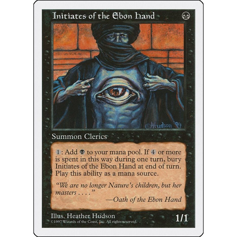 Image for Initiates of the Ebon Hand (5ED) - Magic: The Gathering