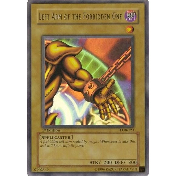 Image for Left Arm of the Forbidden One (LOB-123) (LOB) - YuGiOh