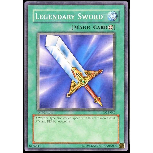Image for Legendary Sword (LOB-040) (LOB) - YuGiOh