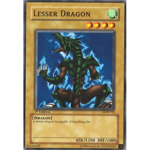 Image for Lesser Dragon (LOB-113) (LOB) - YuGiOh