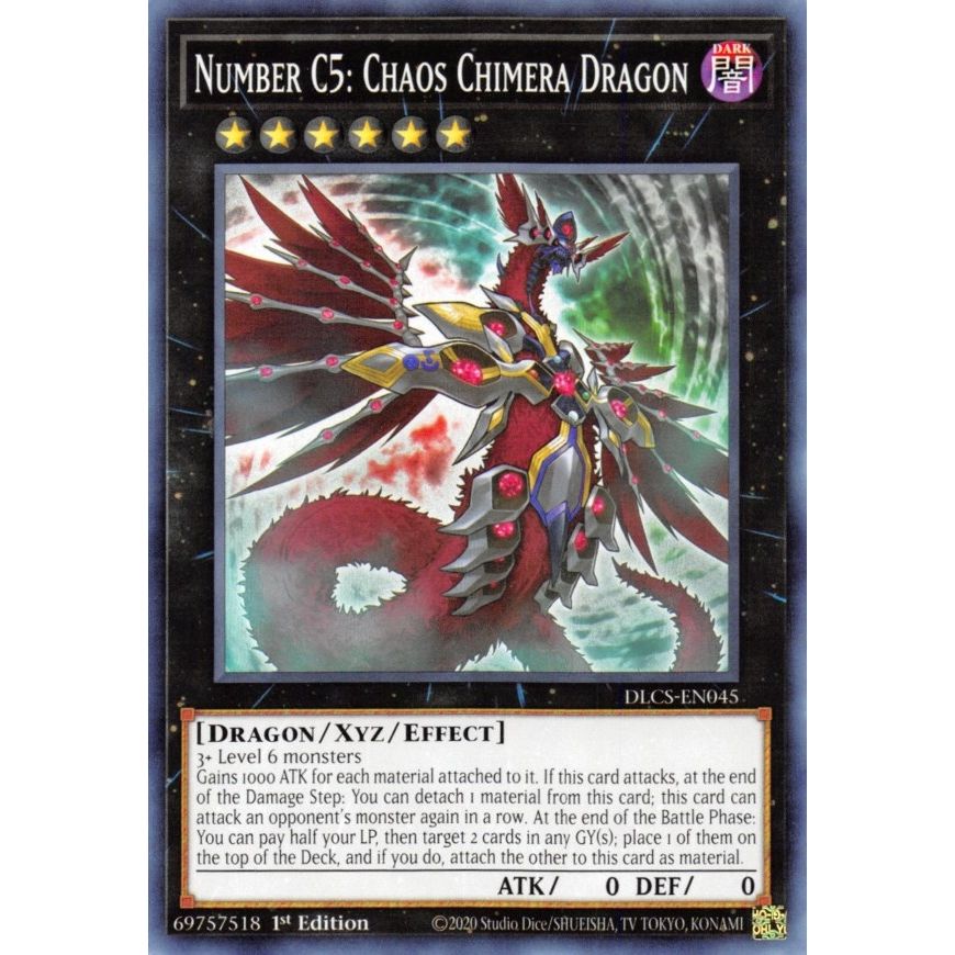 Image for Number C5: Chaos Chimera Dragon (DLCS-EN045) (DLCS) - YuGiOh