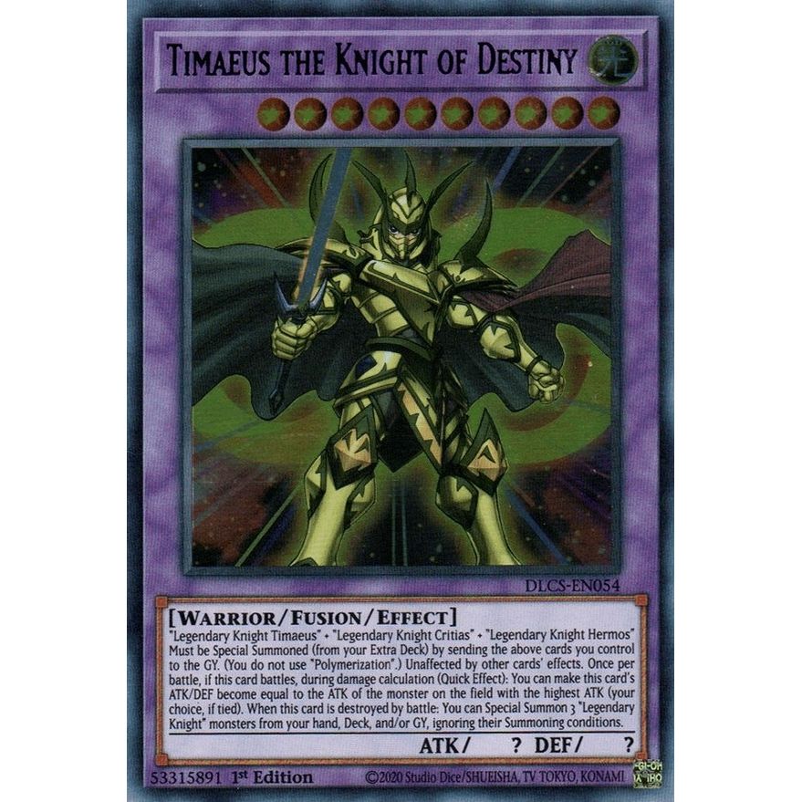 Image for Timaeus the Knight of Destiny (DLCS-EN054) (DLCS) - YuGiOh