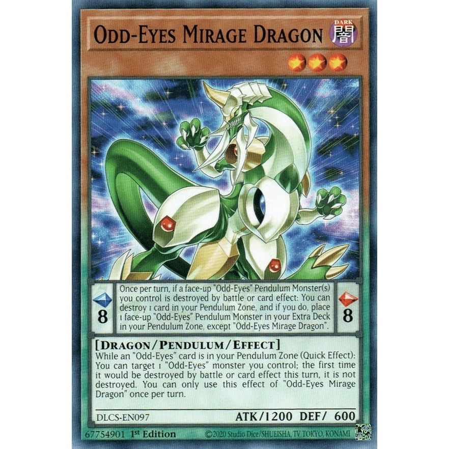 Image for Odd-Eyes Mirage Dragon (DLCS-EN097) (DLCS) - YuGiOh