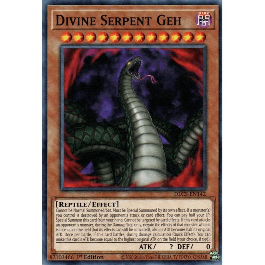 Image for Divine Serpent Geh (DLCS-EN142) (DLCS) - YuGiOh