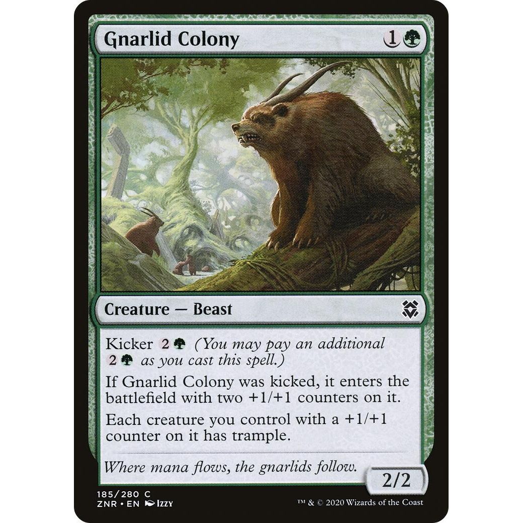Image for Gnarlid Colony (185) (ZNR) - Magic: The Gathering